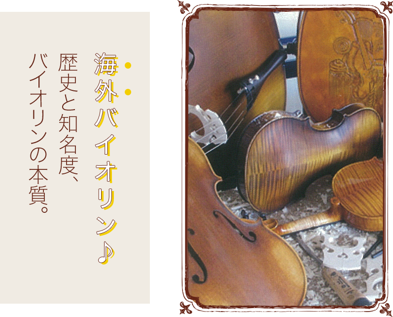 海外バイオリン|豊田市のバイオリン専門サイト